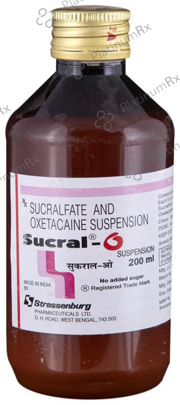 Sucral O 10/1000mg Suspension 200ml