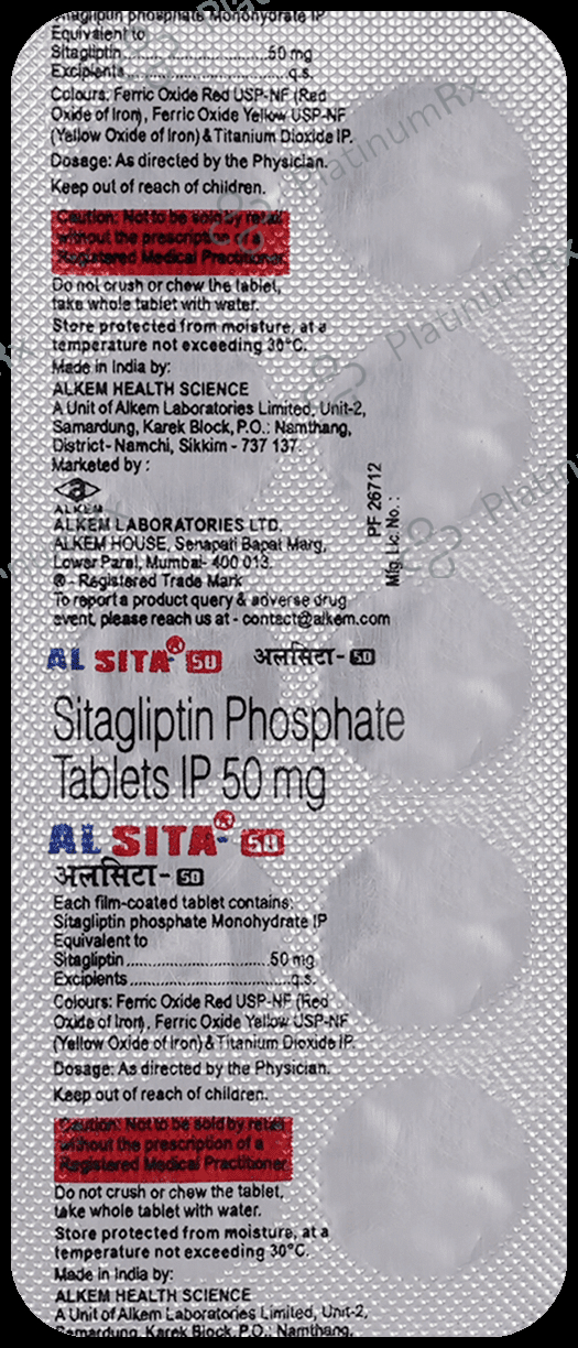 Alsita 50mg Tablet 10s