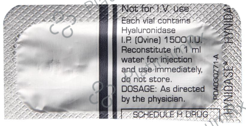 Hynidase 1500IU Injection 1s