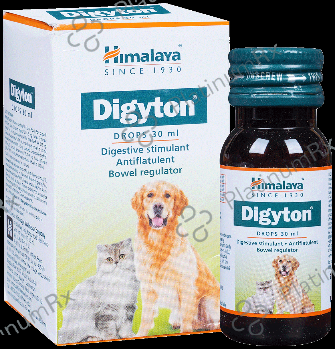 Himalaya Digyton Drop (For Pets) - Digestive Stimulant, Antiflatulent & Bowel Regulator