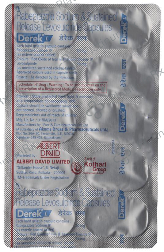 Derek L 75/20mg Capsule SR 10s
