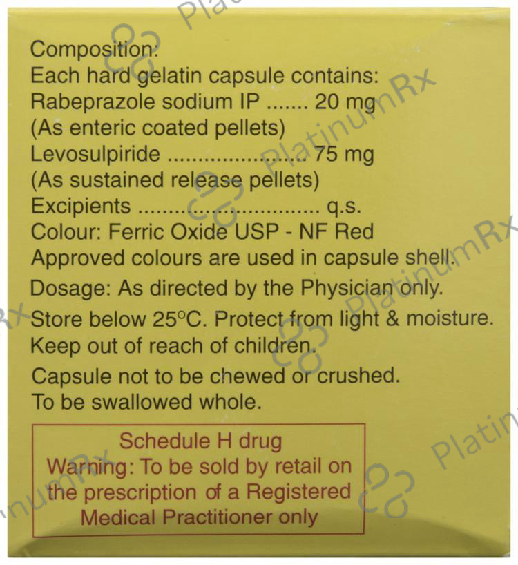 Pepcia L 75/20mg Capsule SR 10s