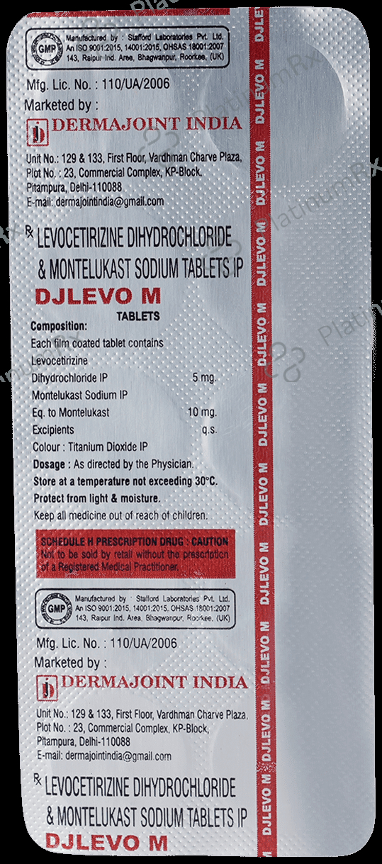 Djlevo M 5mg/10mg Tablet
