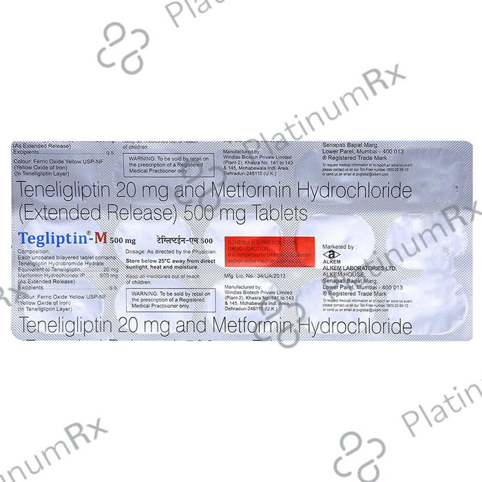 Teglipt M 500mg/20mg Tablet