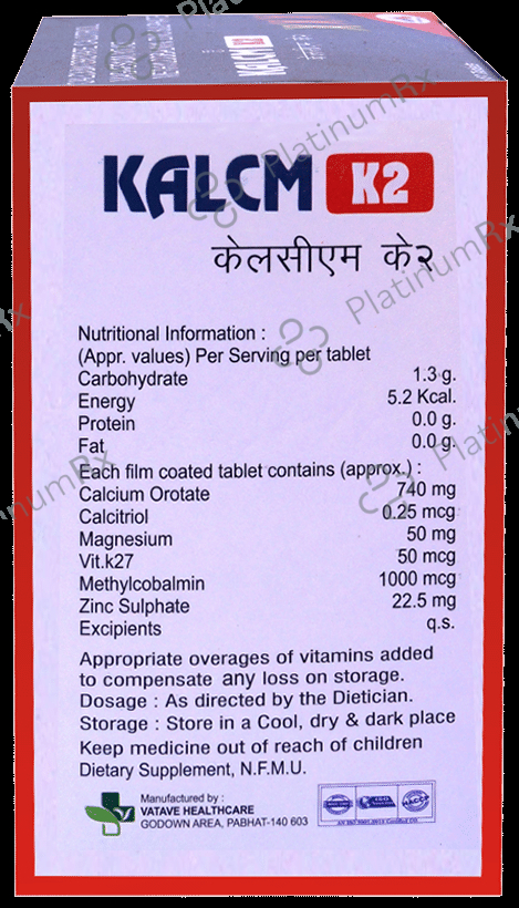 Kalcm Kalcm K2 Tablet