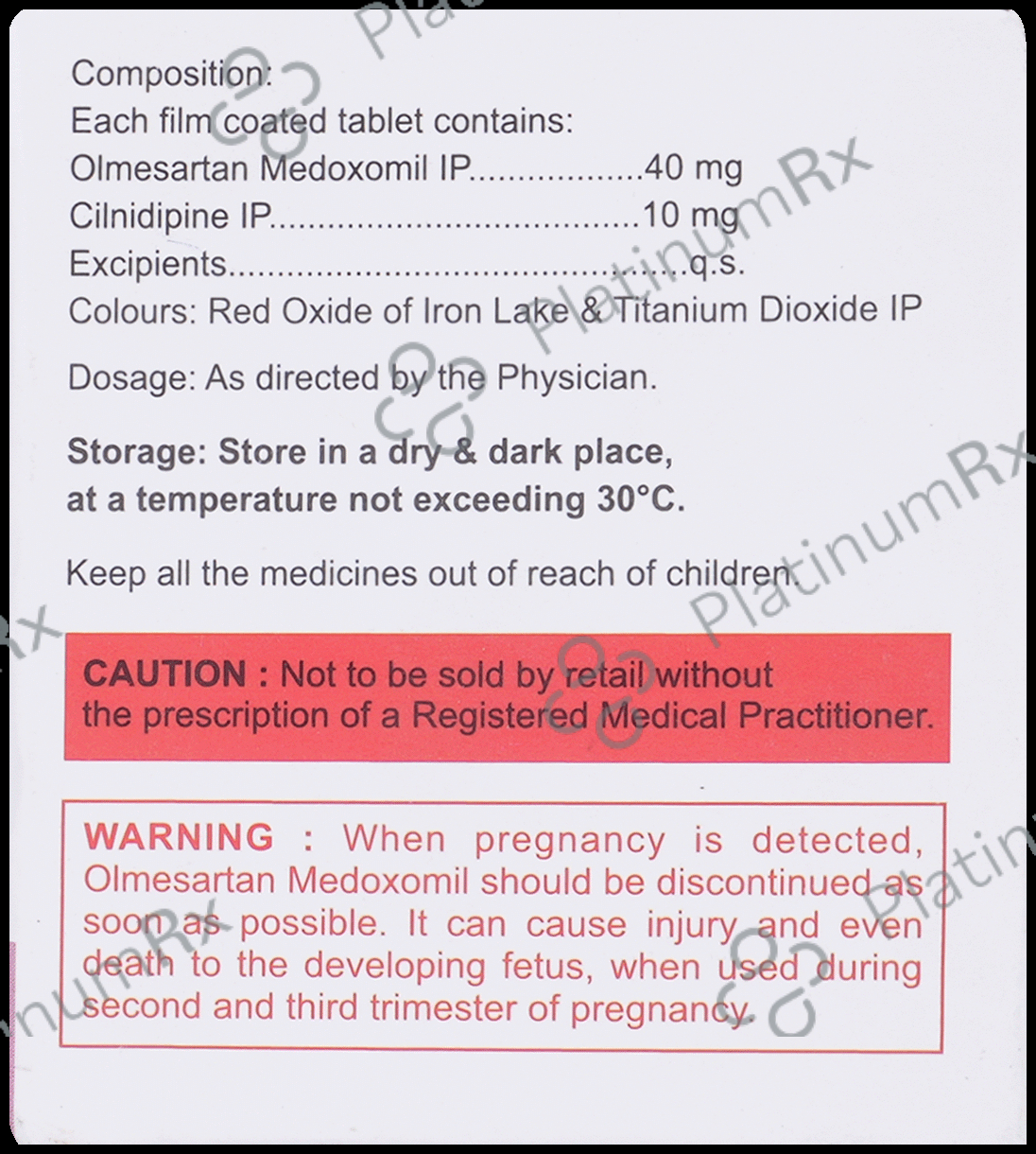 Olmin 40 LN Tablet 10/40mg 10s