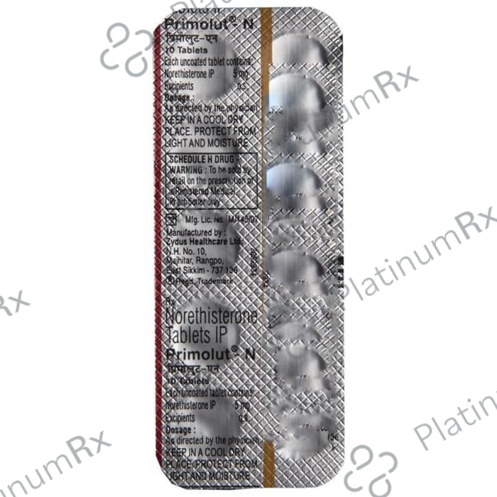 Primolut N 5mg Tablet 10s