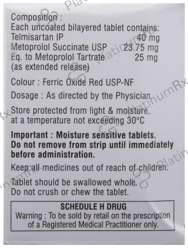 Macsart Beta 25 23.75/40mg Tablet ER 10s