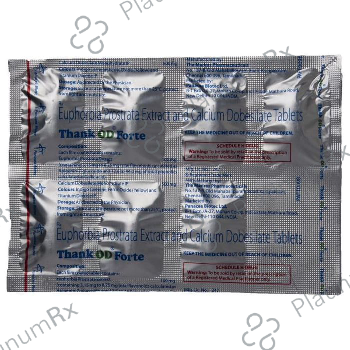 Thank OD Forte 500/100mg Tablet 7s
