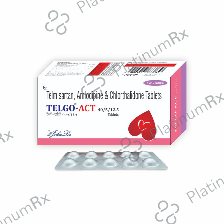 Telgo ACT 40/5/12.5mg Tablet 10s