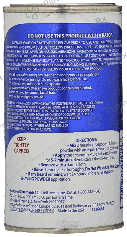 SoftSheen Carson Regular Strenghth Shaving Powder
