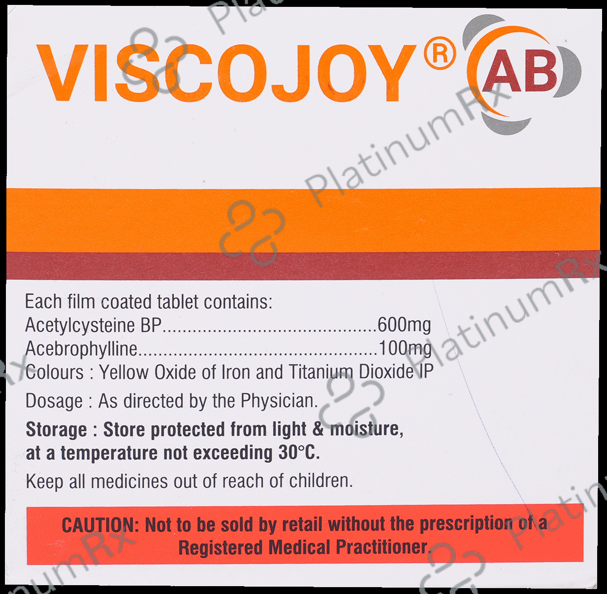Viscojoy AB 100/600mg Tablet 10s