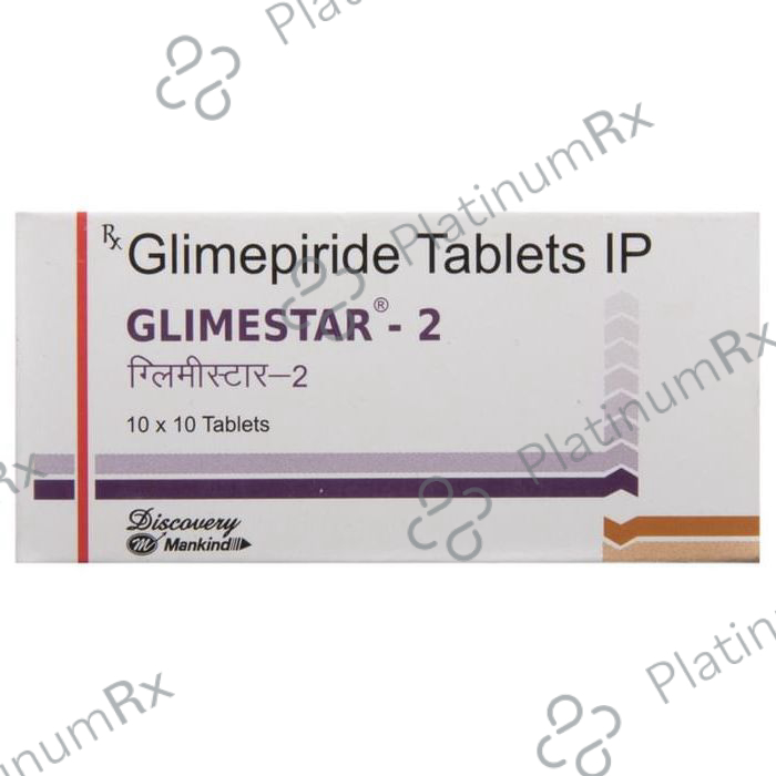 Glimestar 2mg Tablet 10s
