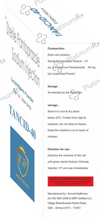 Tancid 40mg Injection