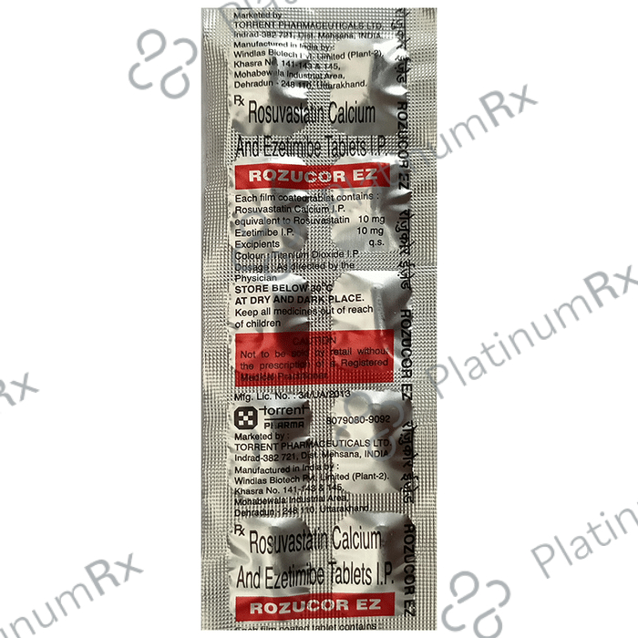 Rozucor EZ 10/10mg Tablet 10s