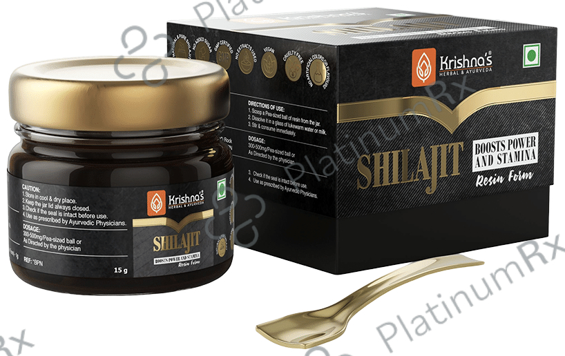 Krishna's Herbal & Ayurveda Shilajit Resin Form 15 gm