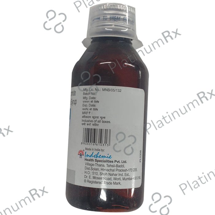 Norvent D 4/10mg Cough Syrup 100ml