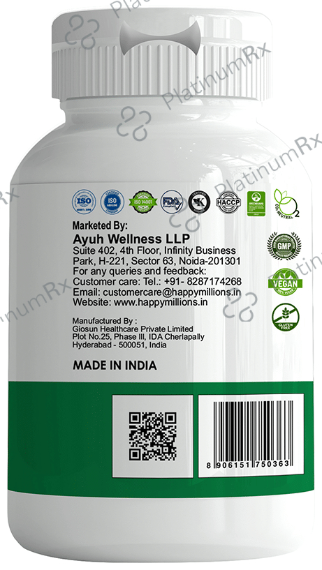 Happy Millions Neem Tablet - Skin Care (30 Each)