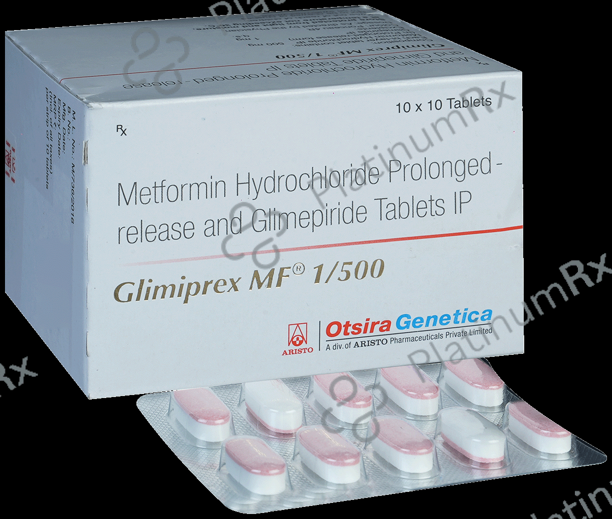 Glimiprex MF 1/500 Tablet PR 10 Tablet PR