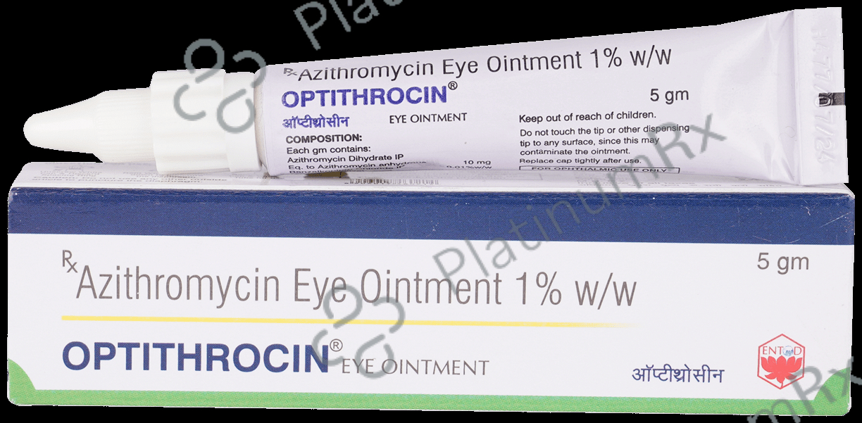 Optithrocin Eye 1% Ointment 5gm