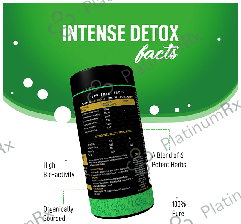 Muscle Monk Intense Detox Capsule