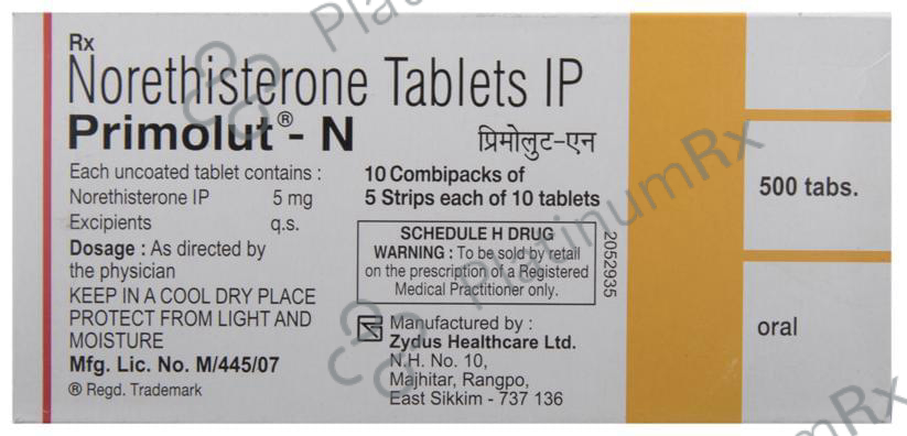Primolut N 5mg Tablet 10s
