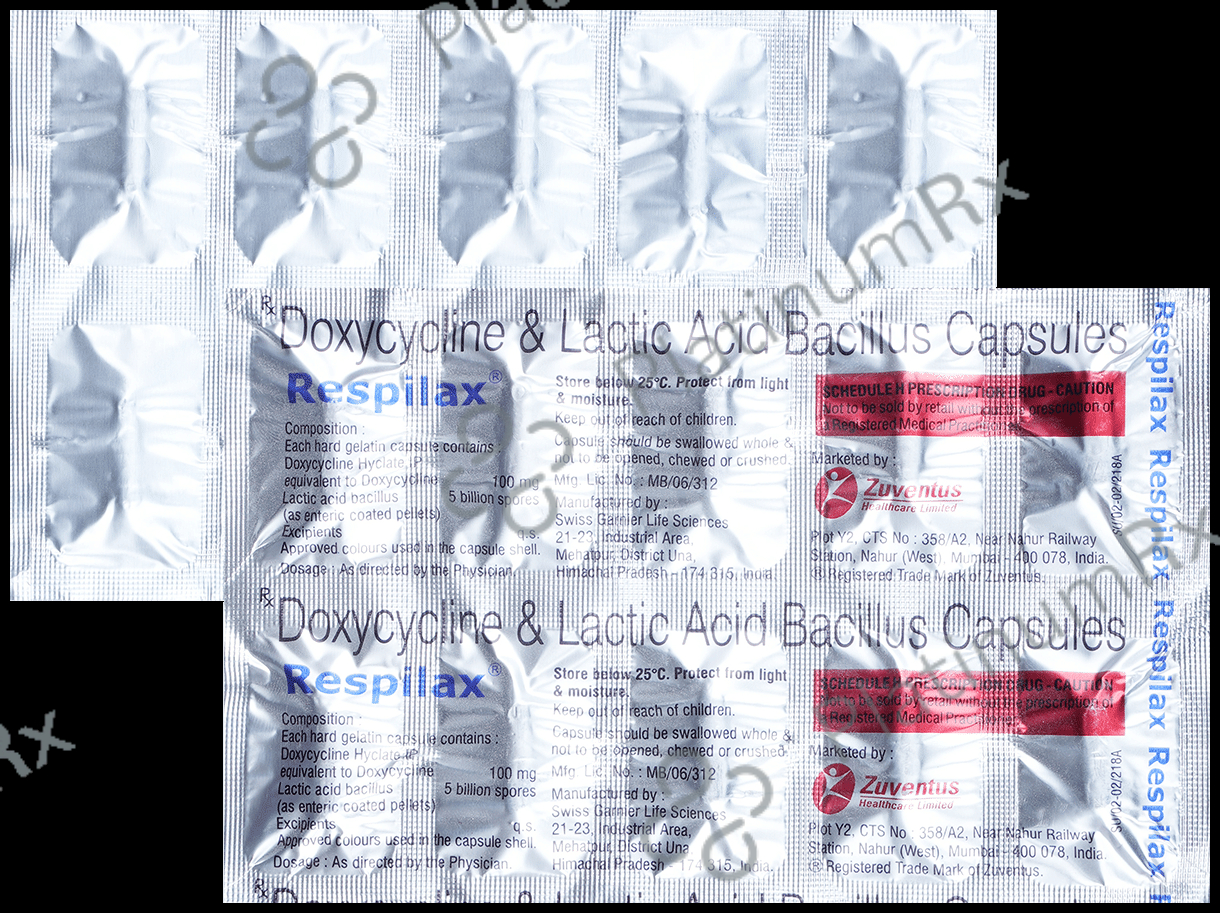 Respilax 100mg/5B Capsule 10s