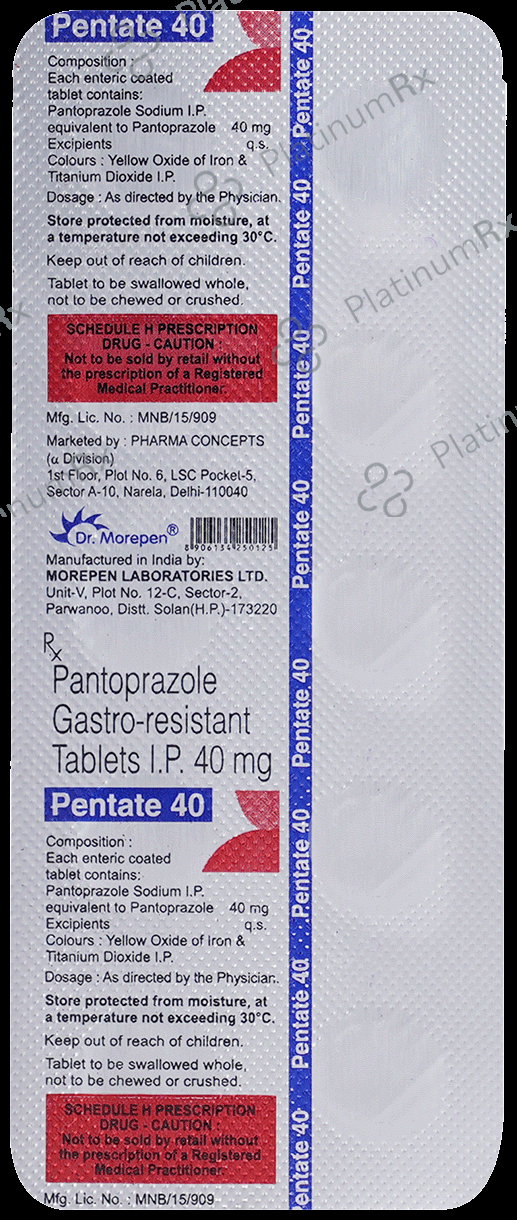 Pentate 40 Tablet