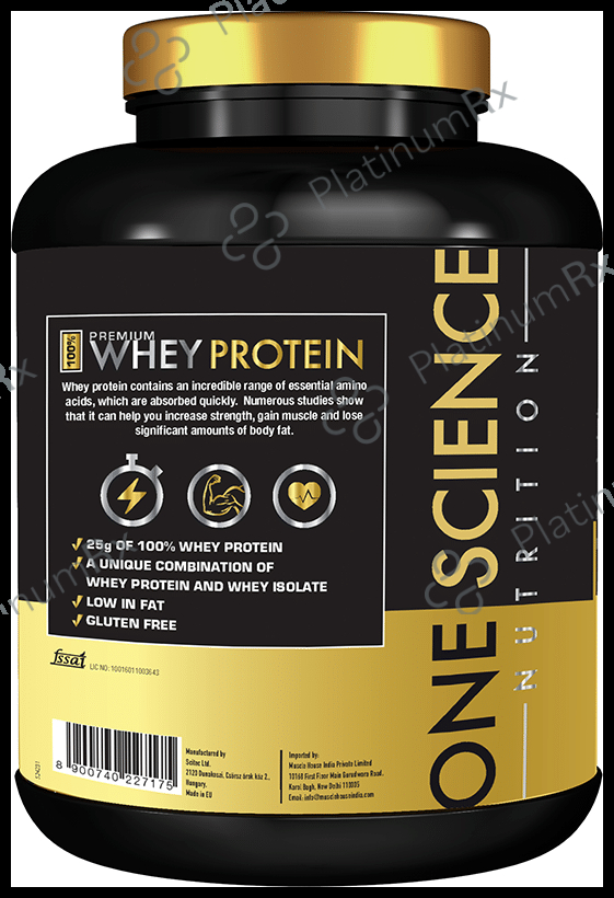 One Science Nutrition 100% Premium Whey Protein Powder Vanilla Very Berry