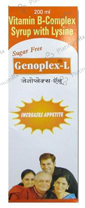 Genoplex L Sugar Free Syrup 200ml