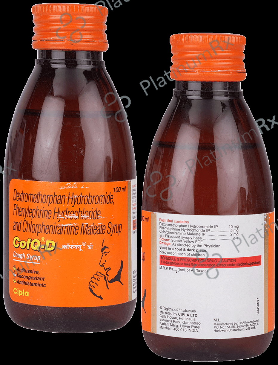 Cof Q D 5/2/10mg Syrup 100ml