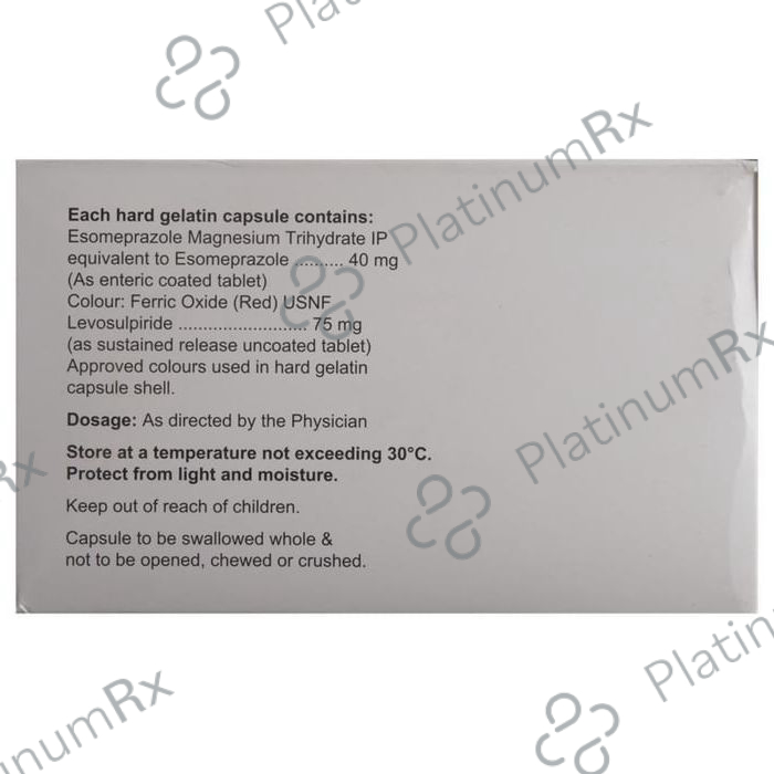 Esomac L 40/75mg Capsule SR 10s