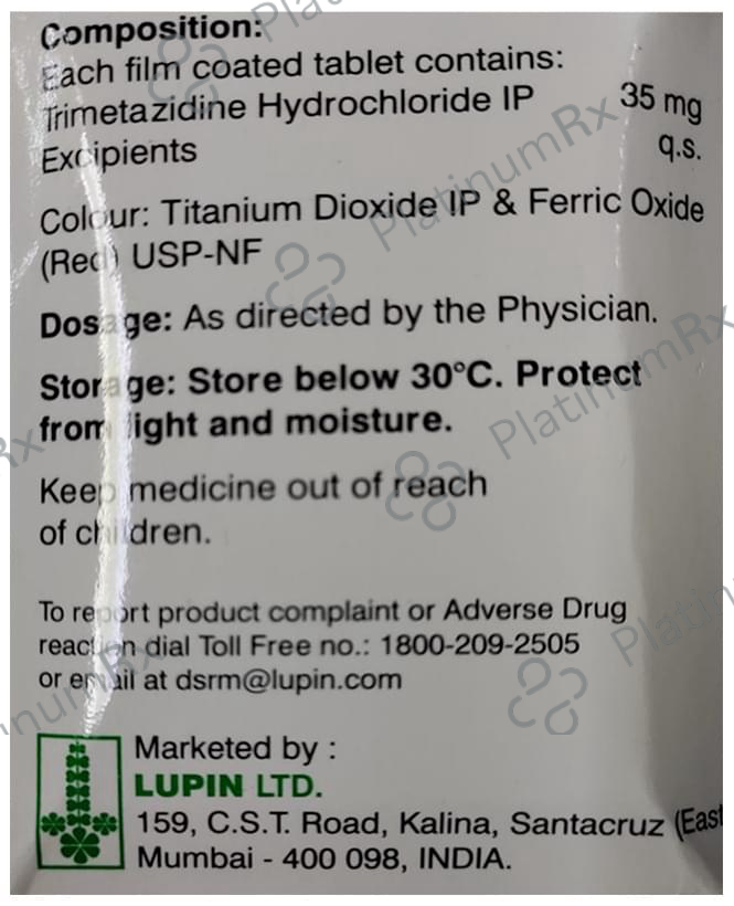 Timzid MR 35mg Tablet MR 15s