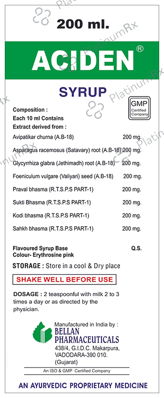 Aciden Hyperacidity Syrup