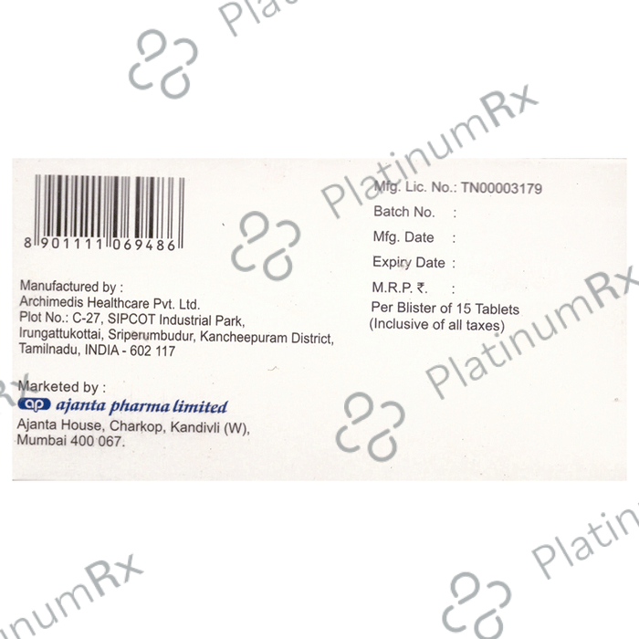Tricinod 12.5/10/40mg Tablet 15s