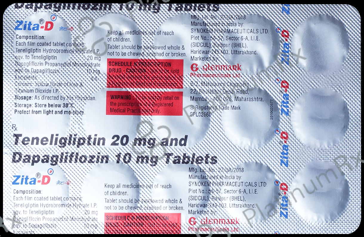 Zita D 10/20mg Tablet 15s