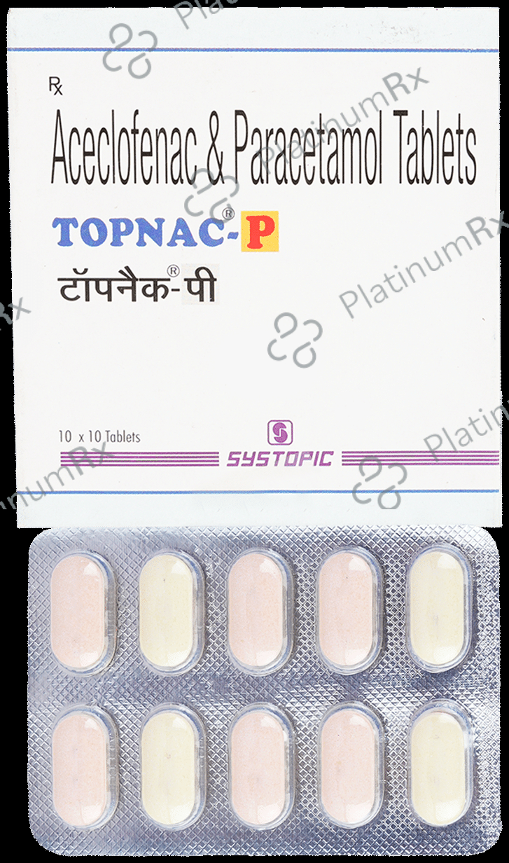 Topnac P 100/325mg Tablet 10s