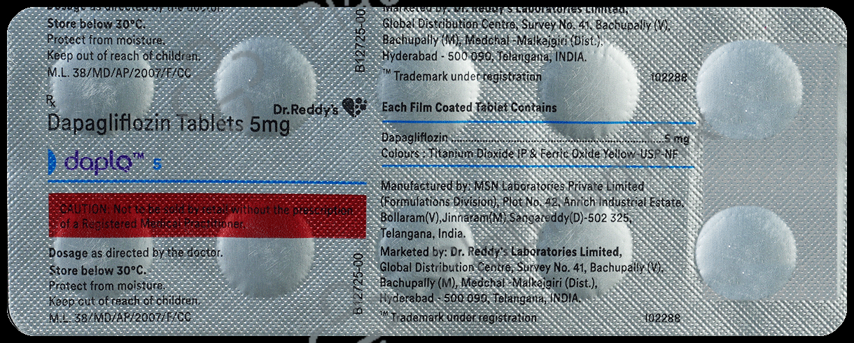 Daplo 5mg Tablet 10s
