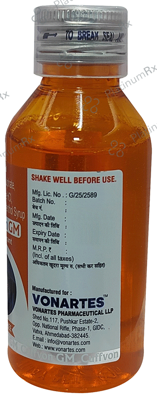 Cuffvon GM Expectorant Sugar Free