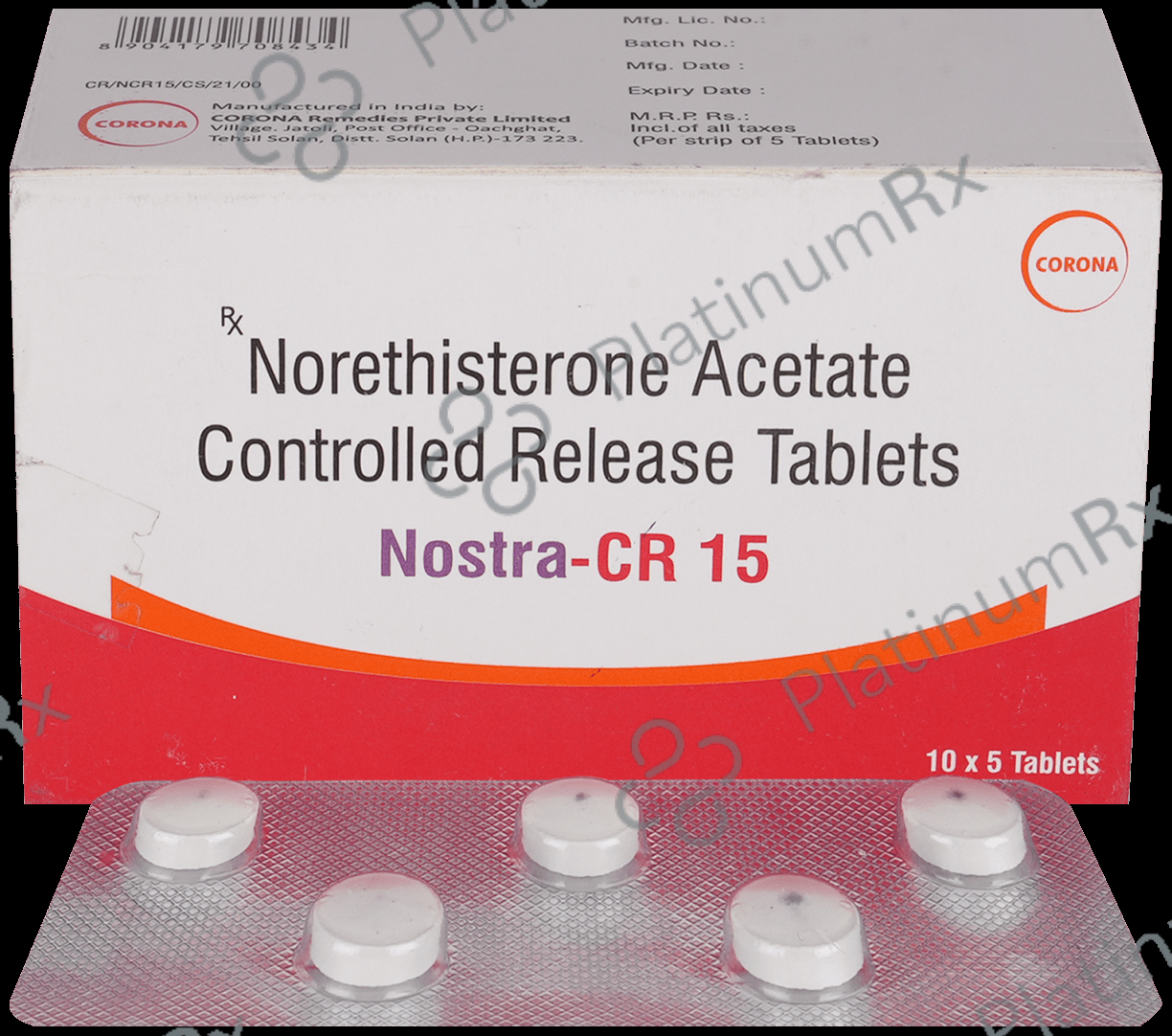 Nostra CR 15mg Tablet 5s