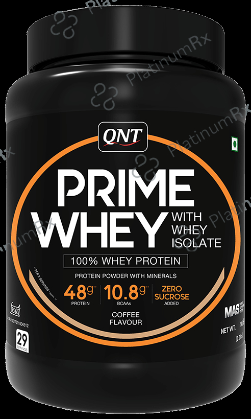QNT Prime Whey Isolate Powder Coffee 1 kg