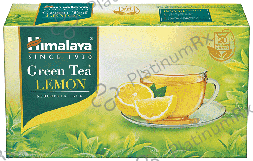 Himalaya Green Tea Sachet (2gm Each) Lemon with Cup Free