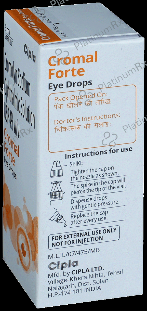 Cromal Forte Eye Drop 5ml