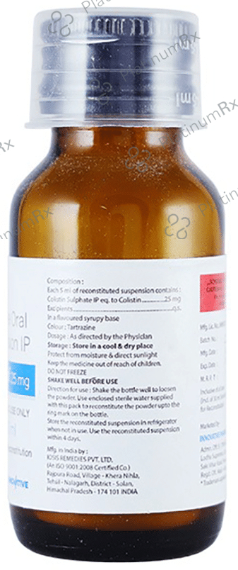 Colizest 25mg Oral Suspension