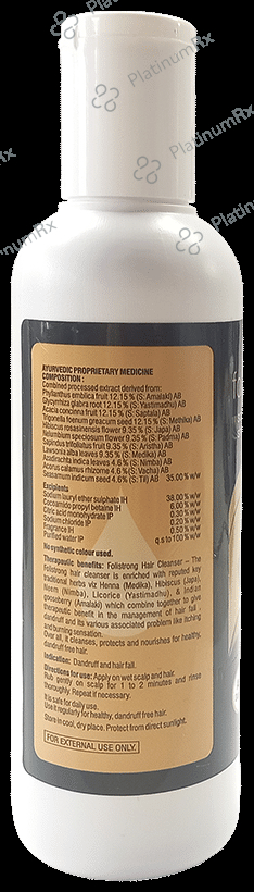Cadila Folistrong Scalp Cleansing Shampoo 200 ml