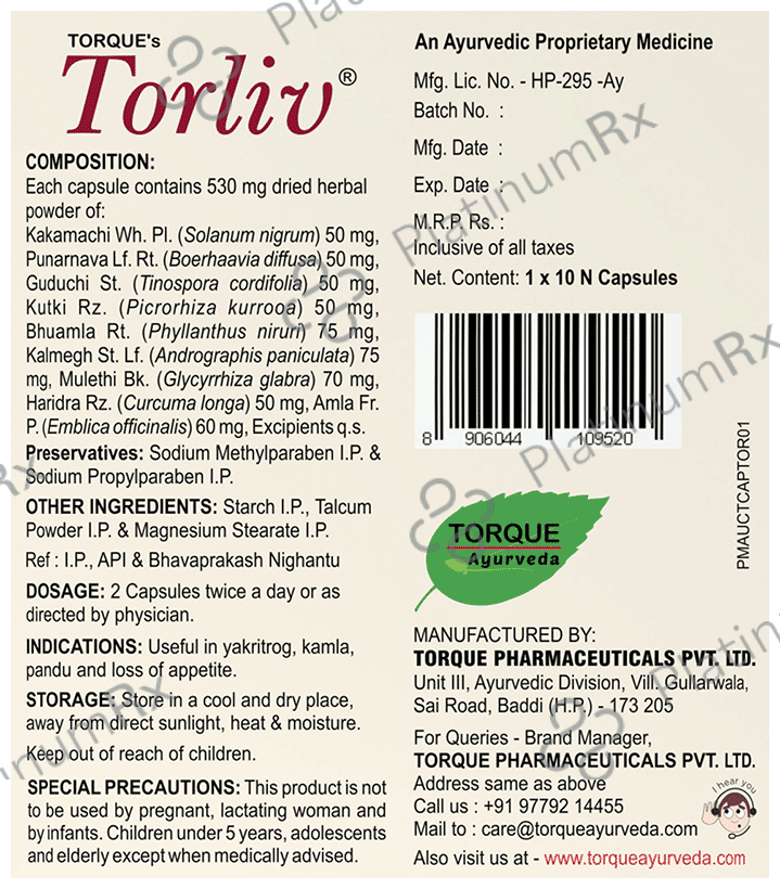Torque's Torliv Capsule