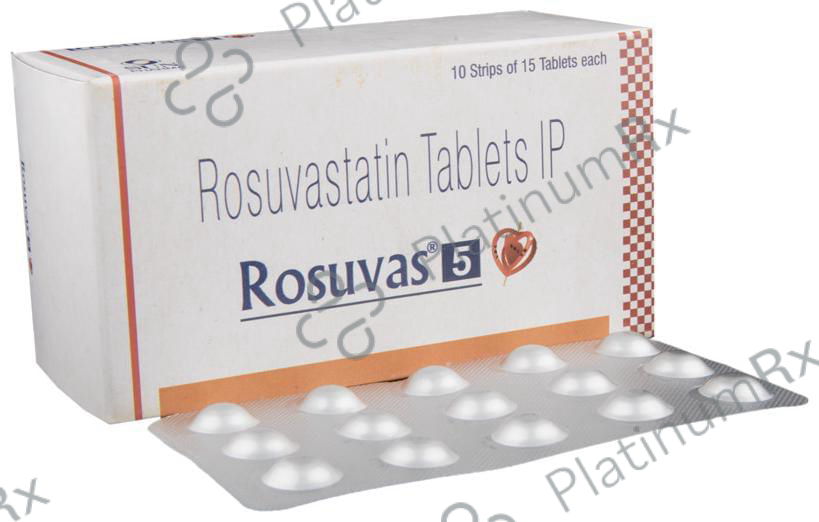 Rosuvas 5mg Tablet 15s