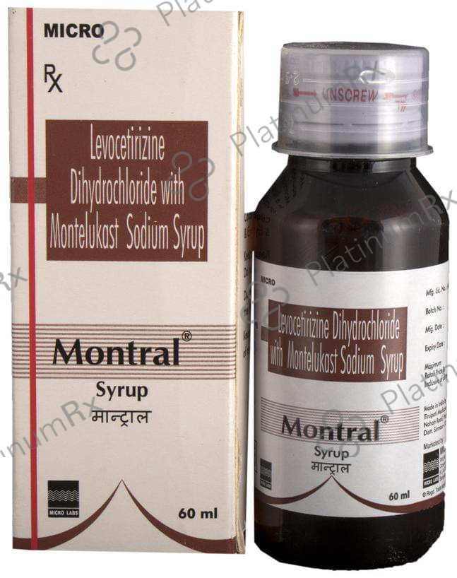 Montral 2.5/4mg Syrup 60ml