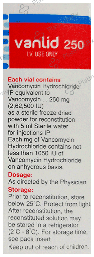Vanlid 250mg Injection 5 ml