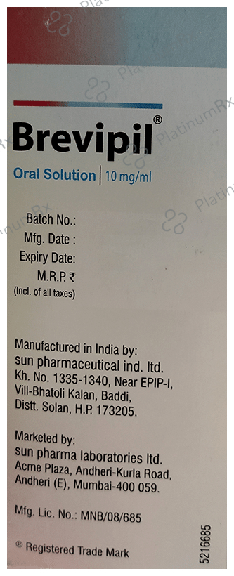 Brevipil 10mg Oral Solution 200ml